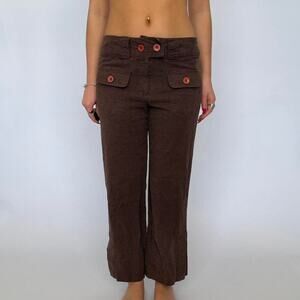 Jennifer & Grace Brown Linen Pants